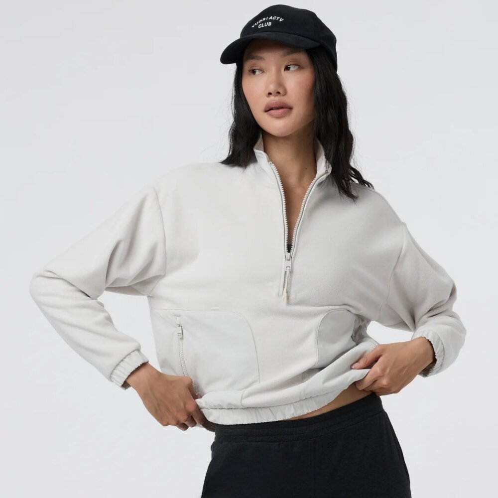Vuori Women's Aspen Salt Color Half Zip Pullover Size: XS - Picture 1 of 14